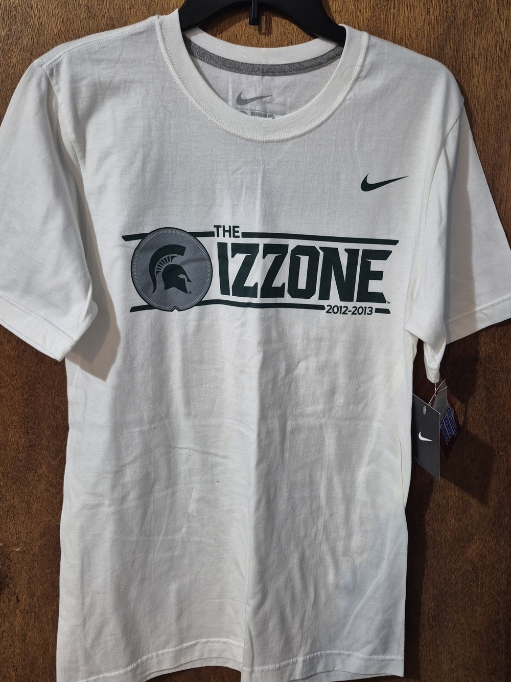 Nike White & Dark Green "The Izzone" Team Graphic Tee